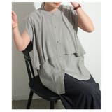 ヒトクセで華やぐティアード風ノースリーブブラウス レディース ファッション | Sawa a la mode | 詳細画像9