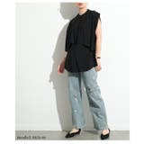 ヒトクセで華やぐティアード風ノースリーブブラウス レディース ファッション | Sawa a la mode | 詳細画像16