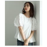 フリルパフスリーブバルーンブラウス レディース ファッション | Sawa a la mode | 詳細画像20