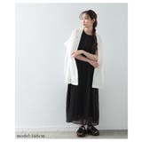 エアリーなシフォンドッキングノースリーブワンピース レディース ファッション | Sawa a la mode | 詳細画像4