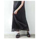 エアリーなシフォンドッキングノースリーブワンピース レディース ファッション | Sawa a la mode | 詳細画像6