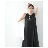 エアリーなシフォンドッキングノースリーブワンピース レディース ファッション | Sawa a la mode | 詳細画像12