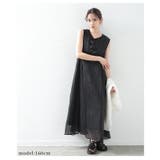 エアリーなシフォンドッキングノースリーブワンピース レディース ファッション | Sawa a la mode | 詳細画像17