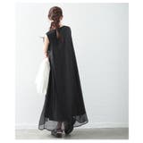 エアリーなシフォンドッキングノースリーブワンピース レディース ファッション | Sawa a la mode | 詳細画像18