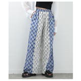 高見えするエスニック風プリントワイドパンツ レディース ファッション | Sawa a la mode | 詳細画像9