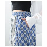 高見えするエスニック風プリントワイドパンツ レディース ファッション | Sawa a la mode | 詳細画像12