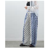 高見えするエスニック風プリントワイドパンツ レディース ファッション | Sawa a la mode | 詳細画像13