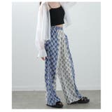 高見えするエスニック風プリントワイドパンツ レディース ファッション | Sawa a la mode | 詳細画像19