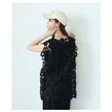 1枚プラスで雰囲気を纏うフラワーカッティングレースベスト レディース ファッション | Sawa a la mode | 詳細画像6