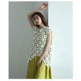 1枚プラスで雰囲気を纏うフラワーカッティングレースベスト レディース ファッション | Sawa a la mode | 詳細画像13