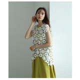 1枚プラスで雰囲気を纏うフラワーカッティングレースベスト レディース ファッション | Sawa a la mode | 詳細画像17