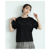 パールの粒が降り注ぐ高見えデコルテフリルトップス レディース ファッション | Sawa a la mode | 詳細画像15