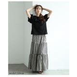パールの粒が降り注ぐ高見えデコルテフリルトップス レディース ファッション | Sawa a la mode | 詳細画像19