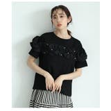 パールの粒が降り注ぐ高見えデコルテフリルトップス レディース ファッション | Sawa a la mode | 詳細画像20