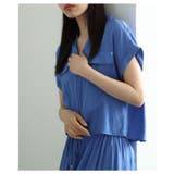 リネンライクな涼しさが心地よい切り替えフレアワンピース レディース ファッション | Sawa a la mode | 詳細画像5