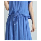 リネンライクな涼しさが心地よい切り替えフレアワンピース レディース ファッション | Sawa a la mode | 詳細画像6
