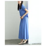 リネンライクな涼しさが心地よい切り替えフレアワンピース レディース ファッション | Sawa a la mode | 詳細画像7