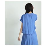 リネンライクな涼しさが心地よい切り替えフレアワンピース レディース ファッション | Sawa a la mode | 詳細画像9
