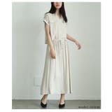 リネンライクな涼しさが心地よい切り替えフレアワンピース レディース ファッション | Sawa a la mode | 詳細画像14