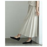 リネンライクな涼しさが心地よい切り替えフレアワンピース レディース ファッション | Sawa a la mode | 詳細画像15