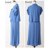 リネンライクな涼しさが心地よい切り替えフレアワンピース レディース ファッション | Sawa a la mode | 詳細画像22