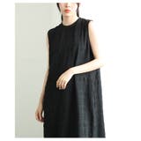 シンプルなのにサマになるふくれジャガードノースリーブロングワンピース レディース | Sawa a la mode | 詳細画像4