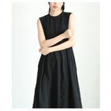 シンプルなのにサマになるふくれジャガードノースリーブロングワンピース レディース | Sawa a la mode | 詳細画像15