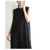 シンプルなのにサマになるふくれジャガードノースリーブロングワンピース レディース | Sawa a la mode | 詳細画像17