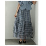 重なるチュールフリルに惹かれるティアードロングスカート レディース ファッション | Sawa a la mode | 詳細画像19