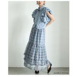 重なるチュールフリルに惹かれるティアードロングスカート レディース ファッション | Sawa a la mode | 詳細画像20