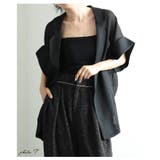 ボディラインに美しくフィットするカップ付きショート丈キャミソール レディース | Sawa a la mode | 詳細画像3 