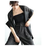 ボディラインに美しくフィットするカップ付きショート丈キャミソール レディース | Sawa a la mode | 詳細画像5 