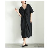 さっと着られて「即洒落る」フロントツイストギャザーワンピース レディース | Sawa a la mode | 詳細画像16