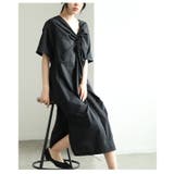 さっと着られて「即洒落る」フロントツイストギャザーワンピース レディース | Sawa a la mode | 詳細画像19