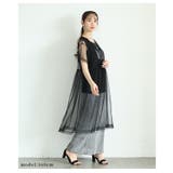 透け感レイヤードに一目惚れなチュールワンピース&ロゴトップス2点セット | Sawa a la mode | 詳細画像8