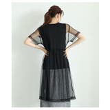 透け感レイヤードに一目惚れなチュールワンピース&ロゴトップス2点セット | Sawa a la mode | 詳細画像9