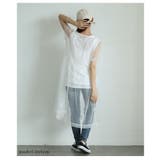 透け感レイヤードに一目惚れなチュールワンピース&ロゴトップス2点セット | Sawa a la mode | 詳細画像17