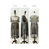 透け感レイヤードに一目惚れなチュールワンピース&ロゴトップス2点セット | Sawa a la mode | 詳細画像22