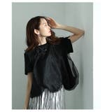 ふんわりベールに包まれるチュールドッキングバルーンカットソー レディース | Sawa a la mode | 詳細画像7