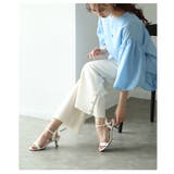 裾に艶めくパールビジューのきれいめフレアパンツ レディース ファッション | Sawa a la mode | 詳細画像15