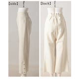 裾に艶めくパールビジューのきれいめフレアパンツ レディース ファッション | Sawa a la mode | 詳細画像22