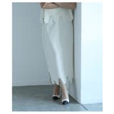 ヒトクセでラフにキマるスカラップデザインペンシルスカート レディース ファッション | Sawa a la mode | 詳細画像7