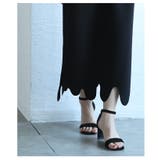 ヒトクセでラフにキマるスカラップデザインペンシルスカート レディース ファッション | Sawa a la mode | 詳細画像15