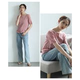 私に似合うが見つかるボートネックサマーニットトップス レディース ファッション | Sawa a la mode | 詳細画像4