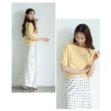 私に似合うが見つかるボートネックサマーニットトップス レディース ファッション | Sawa a la mode | 詳細画像6