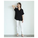 美ドレープで高見えなフロントクロスデザインブラウス レディース ファッション | Sawa a la mode | 詳細画像4