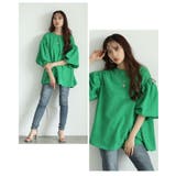 カラバリ豊富なバルーンスリーブフレアチュニック レディース ファッション | Sawa a la mode | 詳細画像11