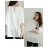 カラバリ豊富なバルーンスリーブフレアチュニック レディース ファッション | Sawa a la mode | 詳細画像14