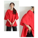 カラバリ豊富なバルーンスリーブフレアチュニック レディース ファッション | Sawa a la mode | 詳細画像16