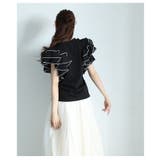 贅沢に膨らむティアードフリルスリーブカットソー レディース ファッション | Sawa a la mode | 詳細画像11